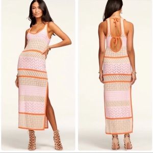 Ramy Brook Rachi Tie Back Crochet Dress